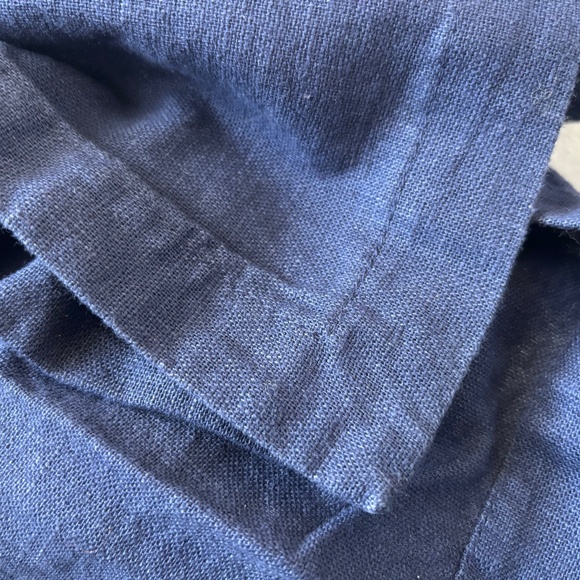 NWOT Linen/Cotton Denim Indigo Blue Napkins Set of 6 - Picture 3 of 3